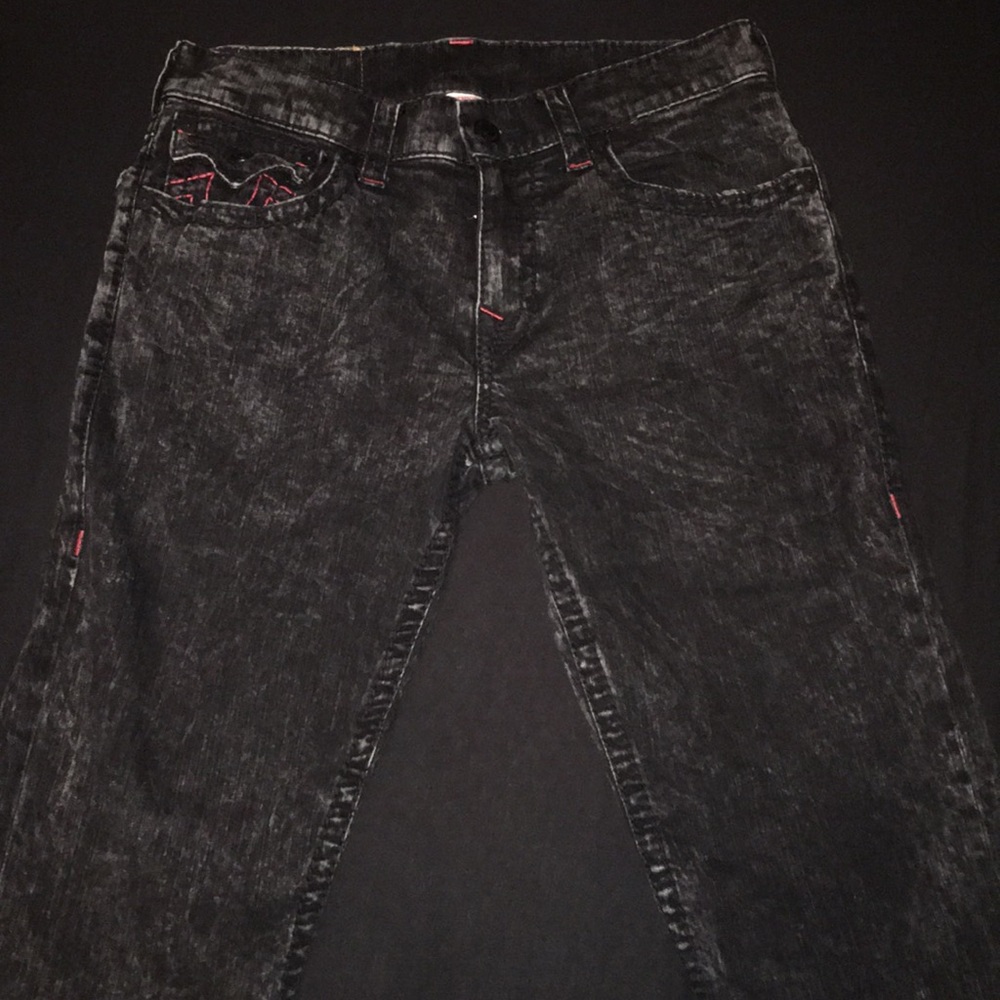 Black true religion jeans